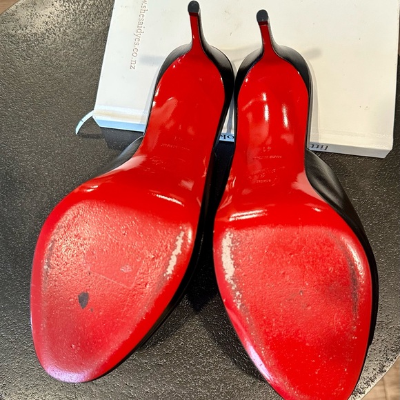 Christian Louboutin Pigamule Napa Red Sole Slide Sandal - Picture 4 of 4